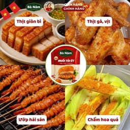 [MUA 10 TẶNG 1] Muối Tỏi Ớt Giòn Bì Bà Năm Ướp Siêu Ngon Làm Giòn Bì Chấm Xoài Ướp Thịt Hải Sản Đa Năng Tiện Lợi 9