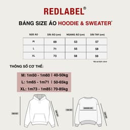 Áo Sweater BỎ NHẬU RỒI Áo Sweatshirt REDLABEL Nỉ Oversize Nam Nữ SWT59 2