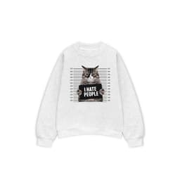 Áo Sweater I HATE PEOPLE Áo Sweatshirt REDLABEL Nỉ Oversize Nam Nữ SWT49 5