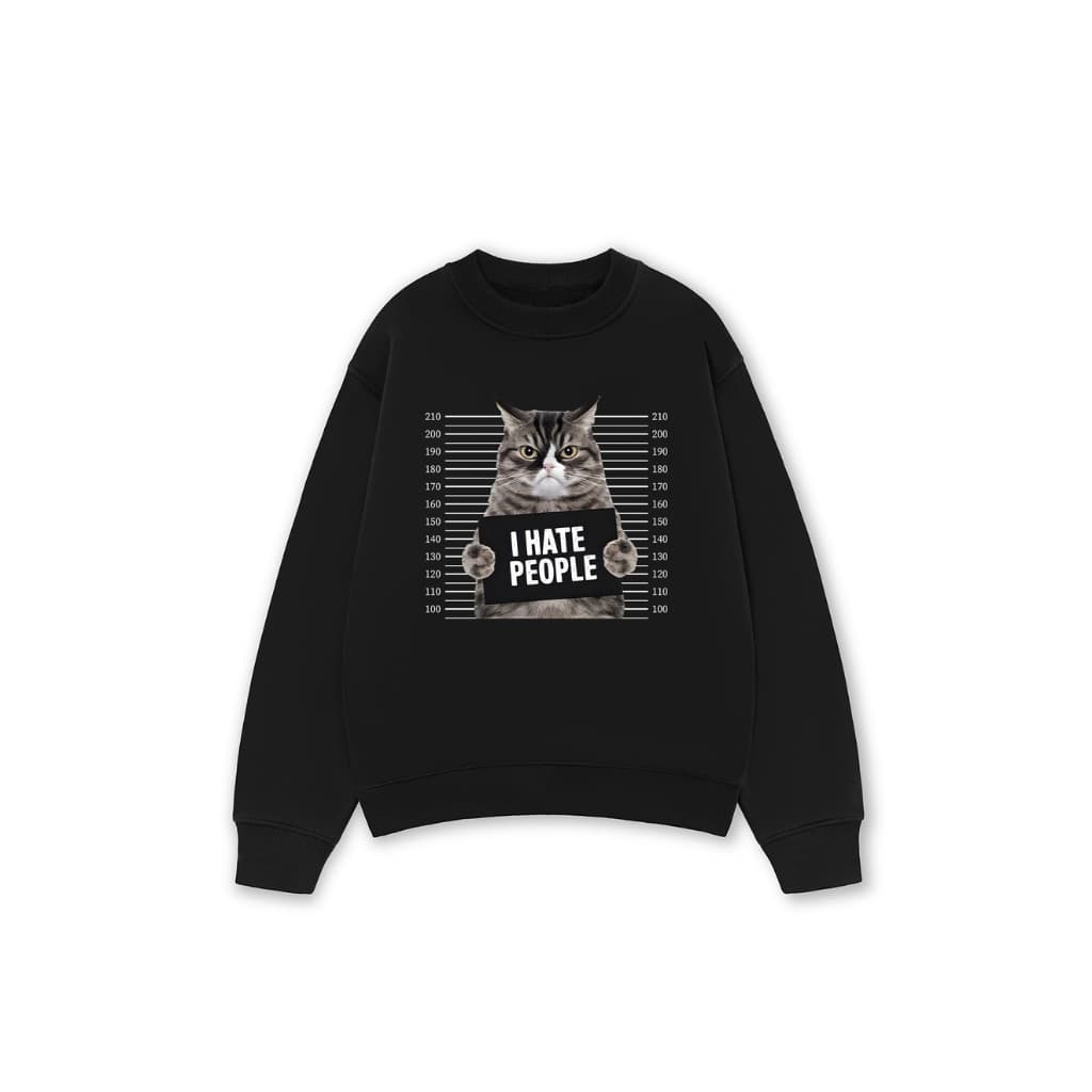 Áo Sweater I HATE PEOPLE Áo Sweatshirt REDLABEL Nỉ Oversize Nam Nữ SWT49
