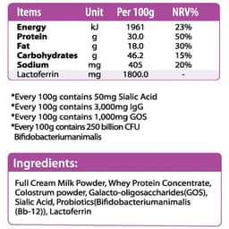 [Lacto Hồng] Lactoferrin Royal Ausnz sữa tăng cường sức đề kháng cho bé - Hộp 50 gói x 2g 2