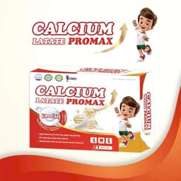 (CHÍNH HÃNG) Calcium Latate Promax CMC hộp 21 gói 2