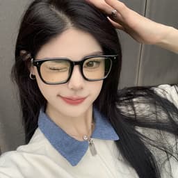 Gọng kính cận thời trang nam nữ ANDU dáng vuông chống tia UV chất liệu nhựa cao cấp - 91AD38 3