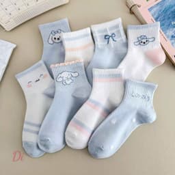 Sét 10 Đôi Tất Vớ Cho Bé Họa Tiết Hoạt Hình dễ thương cho bé trai bé gái -Tất Cotton Cổ Cao Cho Bé 1