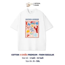 SALE 50%] Tổng hợp giảm giá Áo thun bé trai, bé gái ISEE VN chất cotton 4c premium thấm hút, chất vải dày dặn sale 23 6