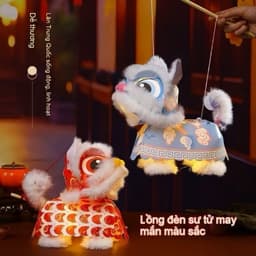 Đèn Trung Thu. Đèn Lồng Múa Lân Phát Sáng Tự Lắp Giáp Hot Trend 2026 Đồ Chơi Trung Thu Và Tết Cho Bé 1
