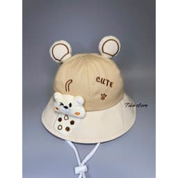 Nón bo gấu trà sửa [ 1 đến 3tuổi ] mũ gấu cute có tại siêu cưng cho bé 3