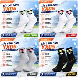 Tất thể thao cao cấp YonexYX05-  Thấm hút mồ hôi tất, dày dặn êm chân 2