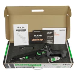 Máy Cưa Xích Lam 10INCH Dùng Pin HUKAN G2-CX10ih, Có Tra Nhớt Tự Động - Động Cơ Không Chổi Than 8