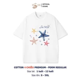 SALE 50%] Tổng hợp giảm giá Áo thun bé trai, bé gái ISEE VN chất cotton 4c premium thấm hút, chất vải dày dặn sale 23 5