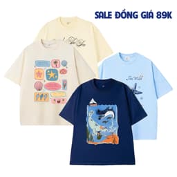 SALE 50%] Tổng hợp giảm giá Áo thun bé trai, bé gái ISEE VN chất cotton 4c premium thấm hút, chất vải dày dặn sale 23 1