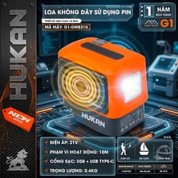 Loa Bluetooth HUKAN G1-GMB310 Không Dây Mini – Âm Thanh Mạnh, Phạm Vi 10M, Dùng Cho Cắm Trại Du Lịch 1