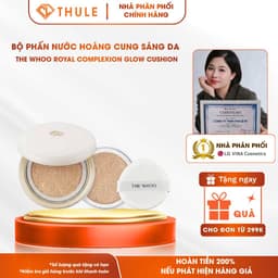 Phấn Nước The Whoo Hoàng Cung Royal Complexion Glow Cushion Cấp Ẩm Mịn Màng Nền Tự Nhiên 13g+13g 1