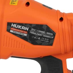 Máy phun sơn pin HUKAN G1-PSP1202, Lưu lượng 700ml/phút, Dung tích 1200ml, Chân pin phổ thông 8