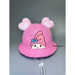 Nón bo kity [ 1 đến 3 tuổi ] mũ có quai dễ thương cho bé yêu 3