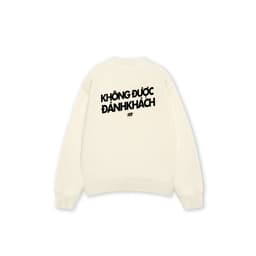 Áo Sweater KHÔNG ĐƯỢC ĐÁNH KHÁCH Áo Sweatshirt REDLABEL Nỉ Oversize Nam Nữ SWT52 5
