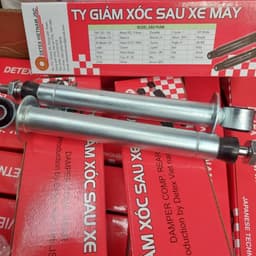 Ty giảm xóc sau xe máy Wave RS 100 / Wave Alpha 100 - Hàng chính hãng Detex (1 Cặp ) 6