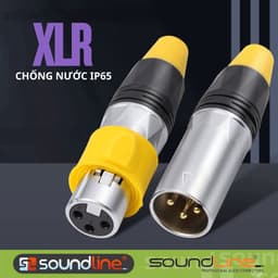 Jack rắc canon, xlr hàn dây, chống nước chuẩn IP65. ( Giá 1 Cái ) 1