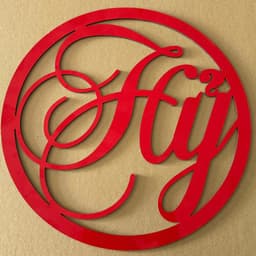 Chữ Hỷ Alu Gương Vàng, Đỏ 40 cm - Chữ Song Hỷ Treo Cưới Trang Trí Gia Tiên 5