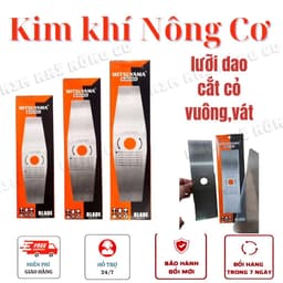 Lưỡi dao cắt cỏ Mitsuyama (Mitsusaika) xịn, dài 30-35-40cm kiểu vuông/vát 1