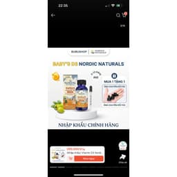 [nhập khẩu] Thực phẩm bảo vệ sức khoẻ Nordic Naturals Baby’s vitamin D3 - D3 thuần 7