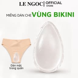 Miếng Dán Che Vùng Kín Dành Cho Bikini - Đồ Ôm Sát - Đồ Tập Silicone Dùng Nhiều Lần Lê NGọc 411 1