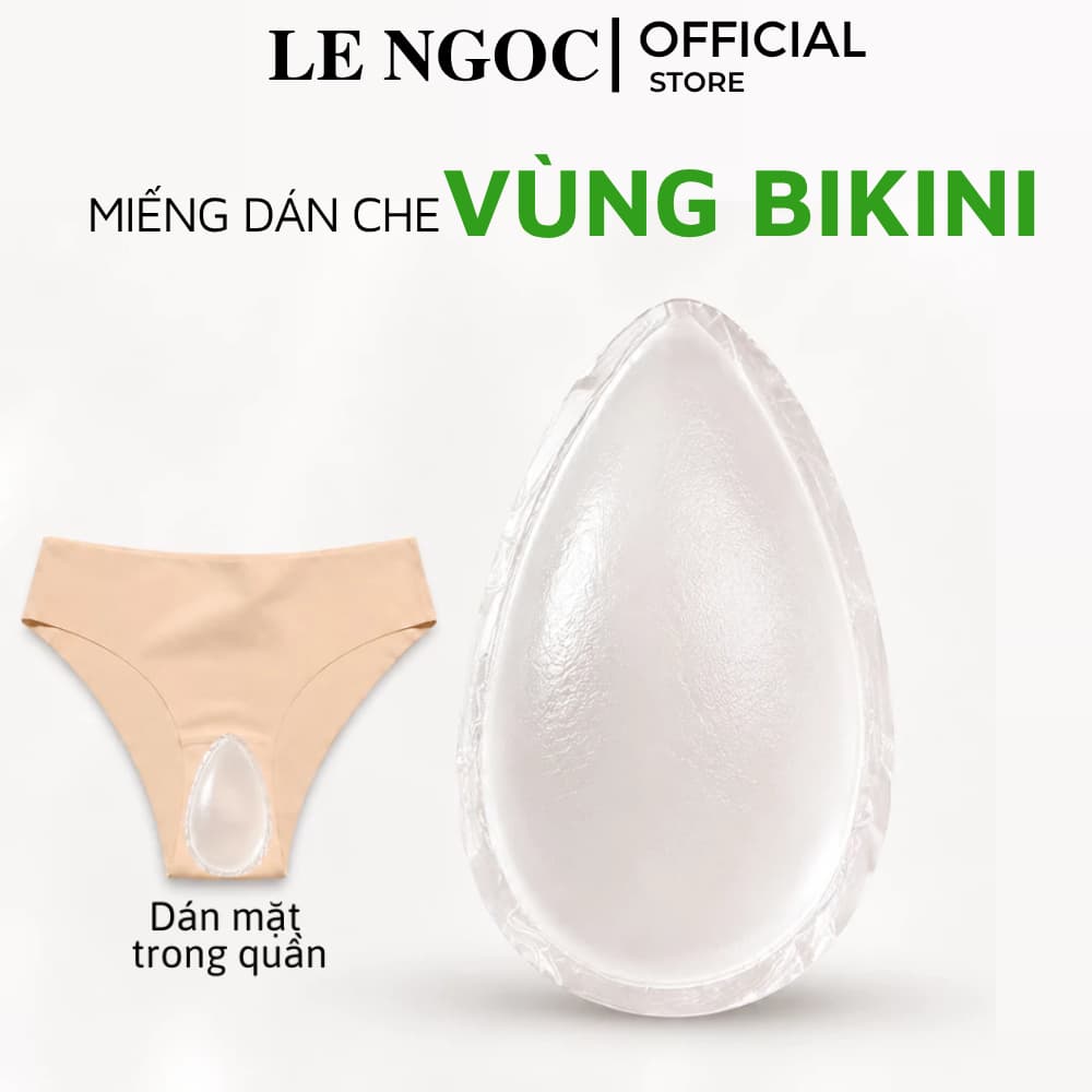 Miếng Dán Che Vùng Kín Dành Cho Bikini - Đồ Ôm Sát - Đồ Tập Silicone Dùng Nhiều Lần Lê NGọc 411
