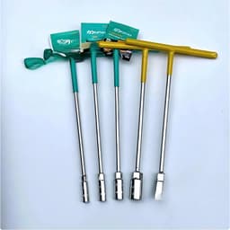 Cần chữ T, Tay vặn khẩu chữ T bọc nhựa vặn đai ốc,Êcu, Lục giác từ T8 đến T19 Thép loại 1 2
