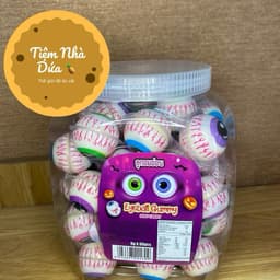 Sỉ ( Hộp x 60v ) Kẹo Dẻo Hình Con Mắt, Vị Dâu, Vị Dưa Hấu,… Hãng Bursting Ball 3D Siêu Ngon hot hot Candy Snack Chua 1