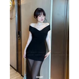 VÁY BODY ĐEN TRỄ VAI DỰ TIỆC 6