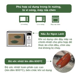 Chảo Nướng Dưỡng Sinh Minh Long 34 cm + Nắp - Đáy Thường 5