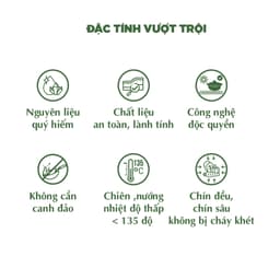 Chảo Nướng Dưỡng Sinh Minh Long 34 cm + Nắp - Đáy Thường 6