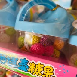 (sỉ) Vỉ 12 lọ kẹo mút hình bình nước tưới cây, bình tưới cây kẹo mút, kẹo mút bình tưới cây 3