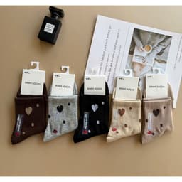 Vỉ 10 Đôi Tất Nữ cổ bèo Ôm Chân Thoáng Khí nhiều màu chất liệu cotton cõ dãn 4 chiều 4