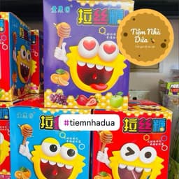 Hộp 20 gói x5 que kẹo kéo mạch nha vị trái cây thơm ngon cho bé, kẹo kéo que vị hoa quả mỗi gói 5 que siêu nhiều 2