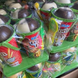 Lốc 10 cốc bánh que chấm socola kèm thưởng đồ chơi, bánh que chấm kèm thưởng sỉ đồ chơi đồ ăn vặt Snack Food Snack Food 4