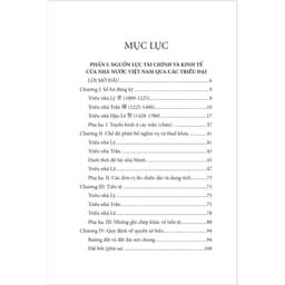 Sách - Thuế và dự trữ quốc gia dưới các triều Lý - Trần - Lê - Nguyễn 6