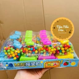 Sỉ Khay 20c máy bắn kẹo hàng 5k mix nhiều vị trái cây, đồ chơi kèm kẹo siêu hot cho bé 2