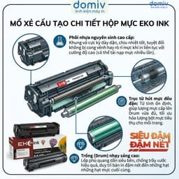Hộp Mực Eko Ink 12A Q2612A Canon 303 FX9 Cho Canon 2900 3000 HP 1010 1020 1018 1022 In Đậm Nét MIVDO 3