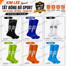 Tất Đá Bóng Dài Sport - Tất bóng đá dài siêu dày dặn - Co Dãn Tốt - Màu Sắc Nổi Bật 2