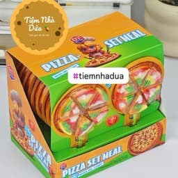 Hộp 20 chiếc kẹo dẻo hình bánh Pizza cắt 6 miếng siêu ngon cho bé, kẹo dẻo bánh pizza siêu hot 3