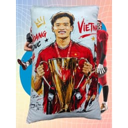 Gối Ôm Gấu Bông Cầu Thủ Bóng Đá In 3D Ronaldo Messi Neymar Haaland Mbappe Quang Hải Hoàng Đức G194 8