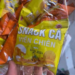 Bịch 60 gói Snack Cá Viên Chiên Ba Anh Em Food (gói 12g), Snack Ăn Vặt, Snack Bim Bim Cay Thức Ăn 4