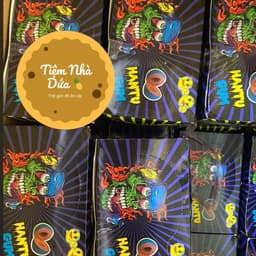 Sỉ Hộp 50c Kẹo Gum Nhuộm Lưỡi, Kẹo Cao Su Nhuộm Lưỡi Hantu Gum zombie Candy Snack Ăn Vặt Food Chua 4