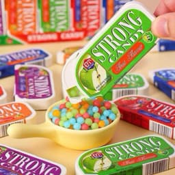 khay 30 chiếc kẹo c quẹt lá vị hoa quả mix nhiều vị, kẹo c hình lá mix vị trái cây siêu ngon hấp dẫn hot hot 1