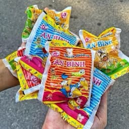 Bịch 50 gói mì tôm trẻ em ăn liền An Bình, mì tôm ăn liền tuổi thơ, mì trẻ em 2
