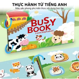 Học liệu bóc dán Montessori cho trẻ từ 3 tuổi, sách giáo dục cho trẻ nhỏ, sách tĩnh lặng - Việt Tú Edu 4