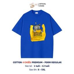 (9kg-100kg) Áo thun nhóm ,áo gia đình Ba Mẹ và Bé Unisex ISEE VN form rộng vừa MÈO HỀ HƯỚC cotton 4c Premium thoáng mát 2