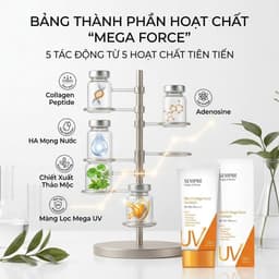 Kem Chống Nắng 5 In 1 GEO Sempre GEO LAMY SPF50+ PA++++ 100ML Nâng Tông Dưỡng Ẩm Làm Dịu Da Hàn Quốc 8