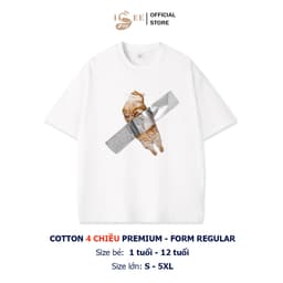 (9kg-100kg) Áo thun nhóm ,áo gia đình Ba Mẹ và Bé Unisex ISEE VN form rộng vừa MÈO HỀ HƯỚC cotton 4c Premium thoáng mát 4
